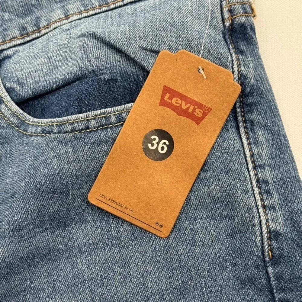 Levi's 514 Straight Leg Jeans Men's 36x32‎ Blue Denim NWT Reclaimed Sustainable